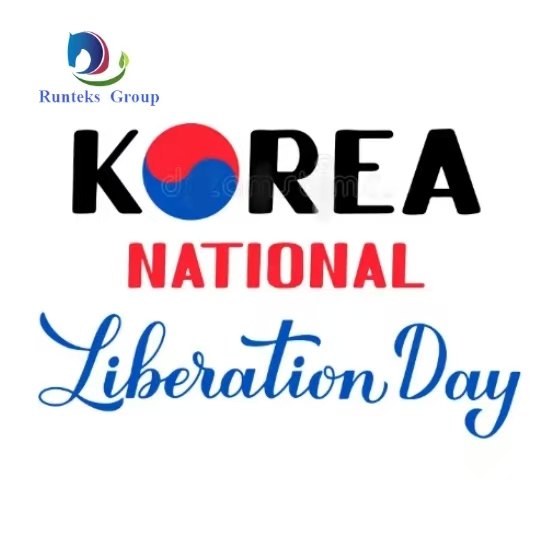 Grupa Runteks życzy radosnego Dnia Wyzwolenia Korei!